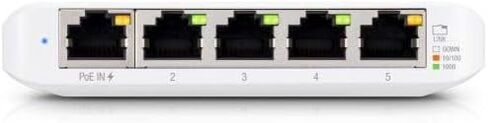 3-pack) 5-Port Gigabit switch (EU PSU ONLY) UniFi Switch Flex Mini (3-pack), Managed, Gigabit Ethernet in Kuwait