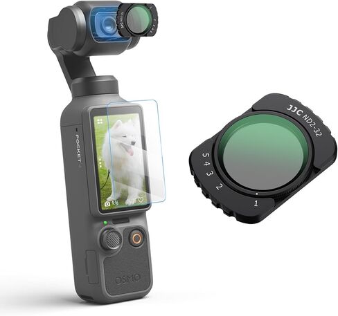JJC CPL Filter for DJI Osmo Pocket 4,Reduce Reflection,w. Screen Protector in Kuwait