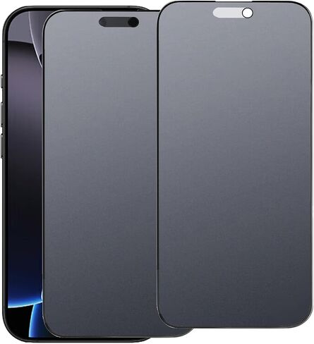 2 Pack Matte Privacy Tempered Glass Screen Protector for iPhone 16 Pro Max Anti-glare Anti-spy Film 6.9 inch in Kuwait