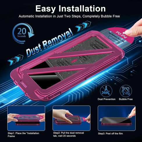 QHOHQ for 18 Pro Max Privacy Screen Protector, 9H+ Tempered Glass in Kuwait
