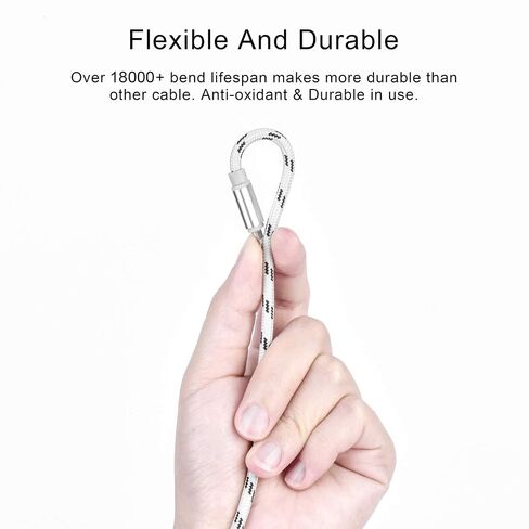 10Ft Multi Charging Cable 3A, 2Pack Braided Fast Charging 3-in-1 Multiple Charger Cable with IP/Micro USB/Type C Adapter Port for Cell Phones/iPhone 17 16 15 14 13/ Samsung/Pixel/Tablet and More in Saudi Arabia