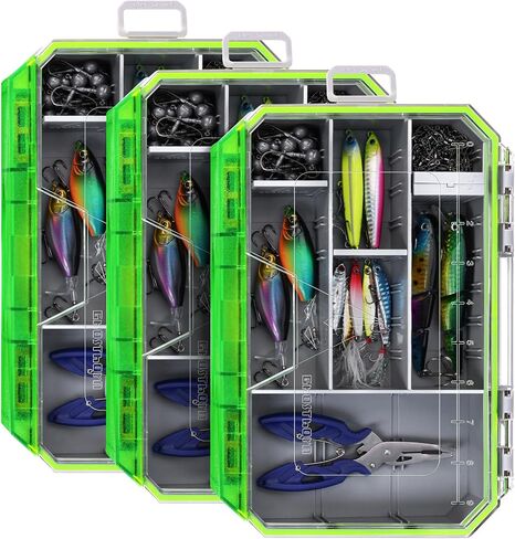 Ghosthorn Waterproof Fishing Tackle Box Trays Organizer Lure Storage 3600*1 in Saudi Arabia