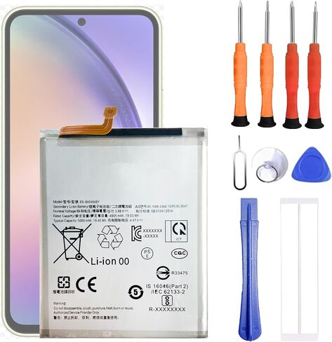 EB-BA546ABY Battery Compatible with Samsung Galaxy A54 5G A546/ A34 5G A346 Replacement Battery for with Repair Tool kit in Kuwait