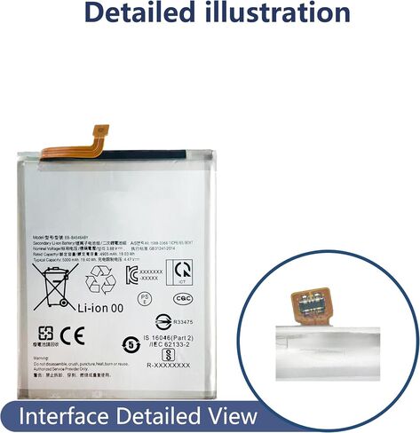 EB-BA546ABY Battery Compatible with Samsung Galaxy A54 5G A546/ A34 5G A346 Replacement Battery for with Repair Tool kit in Kuwait