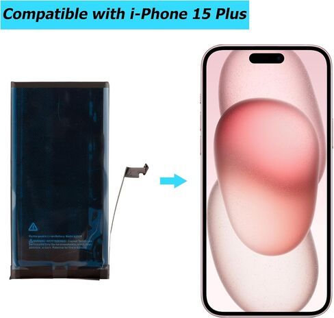 New A3039 Replacement Battery Compatible with iPhone 15 Plus with Technical Toolkit in Kuwait