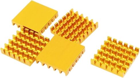 5pcs Aluminum Heat Sink 22x22x5mm Chip Cooling in Saudi Arabia