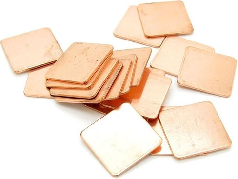 10pcs 20x20x0.5mm DIY Copper Spacer Heat Sink Thermal Pad Cooling for XBOX360 PS2 3 4 BGA CPU VGA Chip RAM IC Cooler in Saudi Arabia