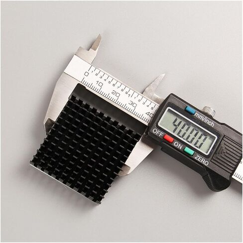 2pcs Aluminum Heatsink 40x40x11mm Aluminium Radiator Cooler with Heat Conductive Double Sided Adhesive Tape Thermal Pad in Saudi Arabia