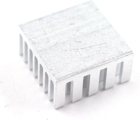 10pcs Silver 20 * 20 * 10mm CPU Cooler Pure Aluminum LED in Saudi Arabia