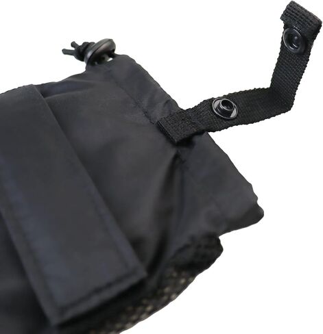 Backpack Shoulder Strap Pouch Ultralight, Phone Holder for Backpack Strap Water-Resistant Front Pouch for Cellphone Snack Easy Access for Outdoor in Saudi Arabia