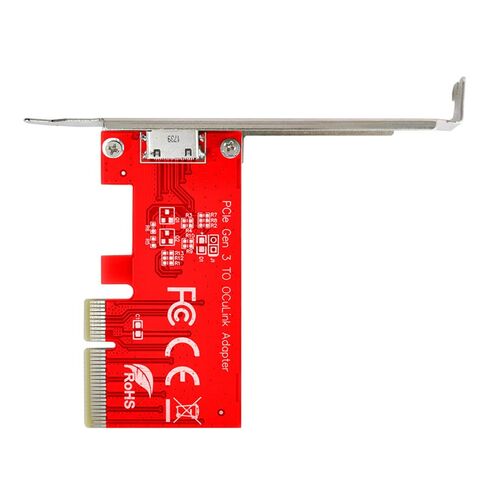 PCI-E 3.0 Express 4.0 x4 to Oculink External SFF-8612 SFF-8611 Host Adapter for PCIe SSD with Bracket in Saudi Arabia