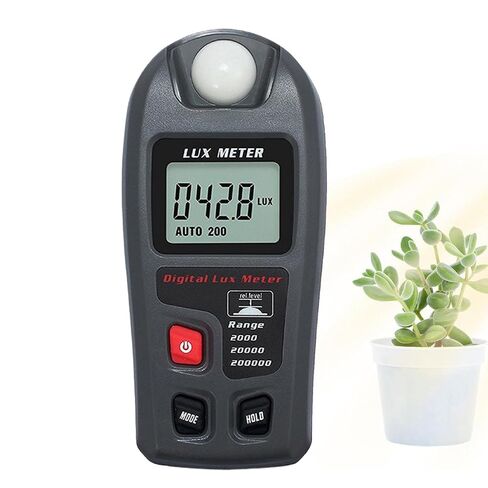 Light Meter Photography - Illuminance Meter, Digital Light Intensity Meter Lcd Display | Effortless Handheld Digital Light Meter Ambient Temperature Measurer with Practical Measuring Tool in Saudi Arabia