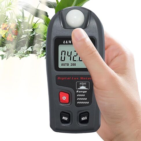 Light Meter Photography - Illuminance Meter, Digital Light Intensity Meter Lcd Display | Effortless Handheld Digital Light Meter Ambient Temperature Measurer with Practical Measuring Tool in Saudi Arabia