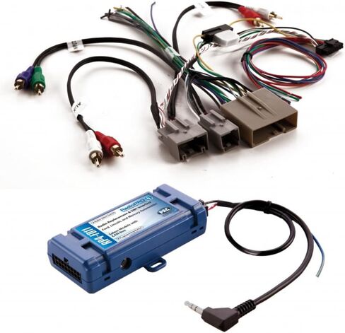 American International Ford F-150 (2009-2014 All Trim Levels) Double DIN or Single ISO with Pocket Radio Dash Kit, Retains SWC & OEM Amplifier, Car Audio Harness & Antenna Adapter Included, Black in Saudi Arabia