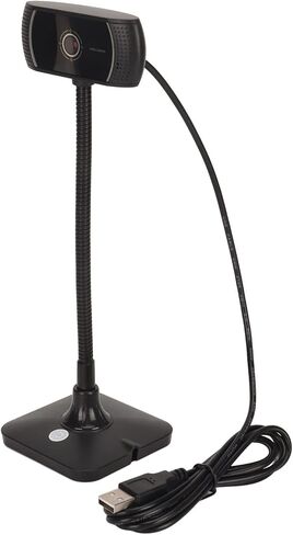 720P HD Webcam with Built in Microphone 60 Degree Wide Angle 360 Degree Rotation Web Camera for Video Calls Online Courses Live Streaming in Saudi Arabia