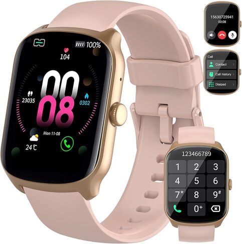Qecnato Smart Watch for Men Women, 1.95" HD Smartwatch (Dial/Answer Calls) in Kuwait