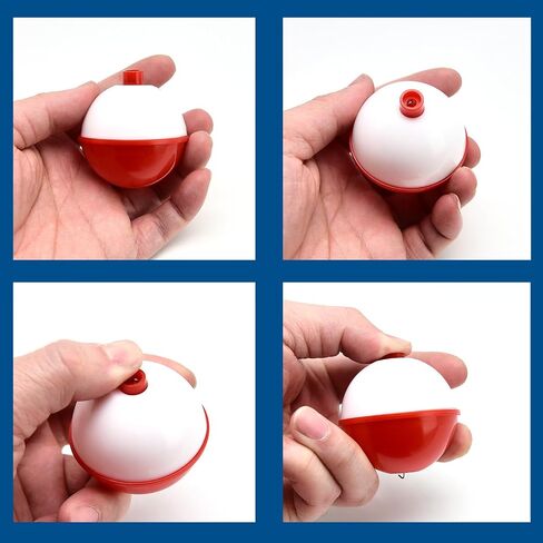 Surf turtle 6Pcs 2 Inch Snap-On Push Button Buoy Float Fishing Bobbers in Kuwait