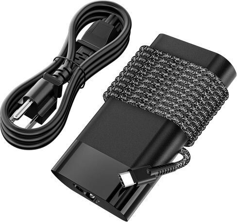 NYV 65W USB C Laptop Charger Compatible with HP Spectre x360 EliteBook Envy Pavilion Chromebook Elite x2 Zbook ProBook Omnibook, New Slim 65W Laptop Charger USB C Type C AC Adapter Power in Saudi Arabia