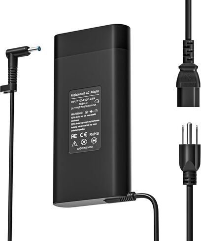 200W 150W Laptop Charger Compatible with HP Victus 15 16, OMEN 15 16 17, Pavilion Gaming 15 17, ZBook Fury Create Studio 17 15 G9 G10 G8 G7 AC Adapter Power Supply Cord TPN-DA10 L00818-850 in Kuwait