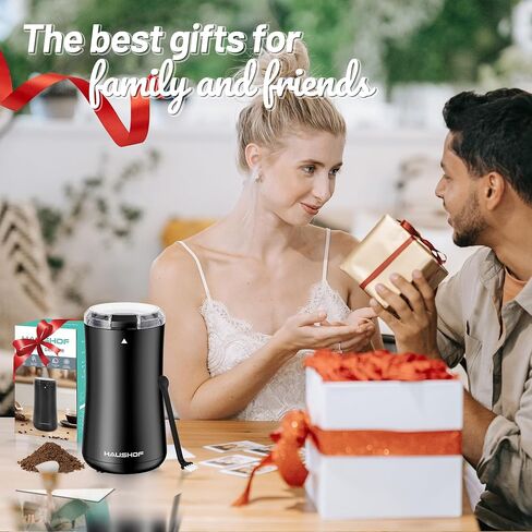 HAUSHOF Coffee Grinder Electric, One Touch Coffee Bean and Spice Grinder in Saudi Arabia