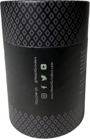 Mini Wakit Grinder (Black) – Rechargeable Electric Herb Grinder with Patented Ball & Chain Technology for Effortless Grinding – Compact, Easy-to-Use, Ideal for Kitchen, Herbs, and Spices in Kuwait