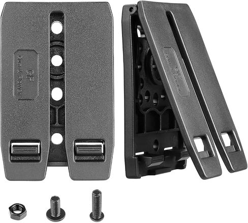 GUN & FLOWER 3-Inch Molle Adapter Clip for Holsters, Mag Pouches, Taser x7/X26P Cases, Vests & Backpacks – Mounting Hardware Included in Kuwait