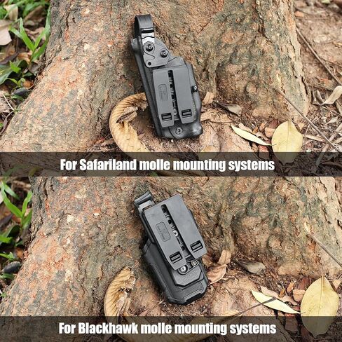 GUN & FLOWER 3-Inch Molle Adapter Clip for Holsters, Mag Pouches, Taser x7/X26P Cases, Vests & Backpacks – Mounting Hardware Included in Kuwait
