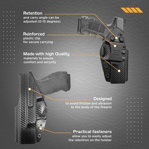 Houston Gun Holsters IWB Kydex Holster and Maximum, Carbon Fiber in Kuwait