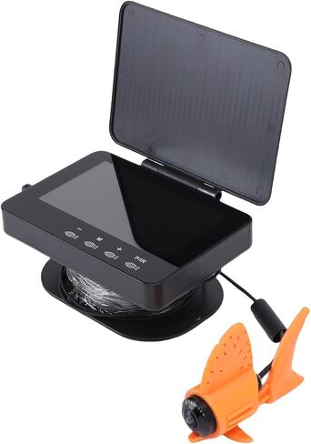 Tbest 1080P Underwater Fishing Camera Portable Fish Finder with 195 Wide Angle HD Touch Screen Cable for Boat Ice in Kuwait