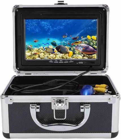 Tbest Underwater Fishing Camera HD Screen 5MP 195 Degree Wide Angle Lens 20m Cable in Kuwait
