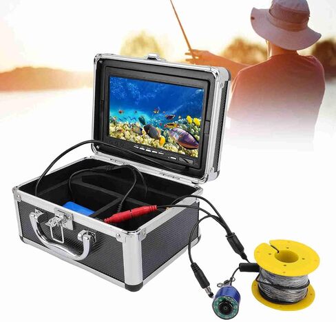 Tbest Underwater Fishing Camera HD Screen 5MP 195 Degree Wide Angle Lens 20m Cable in Kuwait