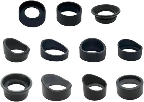 Binocular Eye Cups Replacement Soft Rubber Eyepiece Eye Shield 4 Pack 28-37mm for Binoculars Microscopes in Kuwait