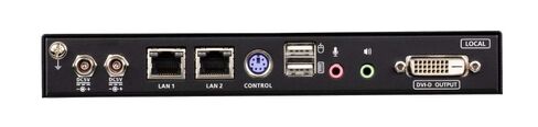 ATEN 1-Local/Remote Share Access Single Port DVI KVM Over IP, W125663834 (Single Port DVI KVM Over IP Switch CN9600-AT-G, 1920 x 1200 Pixels, Ethernet LAN, 5.55 W, Black) in Kuwait