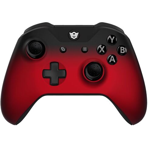 HEXGAMING ULTRA ONE Wireless Controller for Xbox Series X & S, for Xbox One, for Windows 7/8/10-4 Remap Back Buttons - Hair Triggers - Interchangeable Thumbsticks - 6 Profiles - Shadow Red in Kuwait