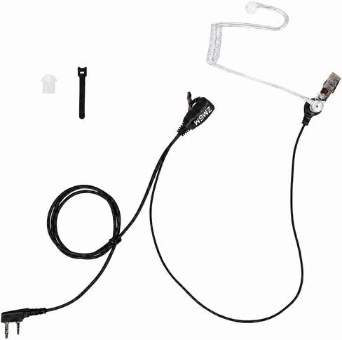 K-Type 2-Pin Acoustic Tube Earpiece with PTT Mic for Baofeng UV-5R/UV-82 in Kuwait