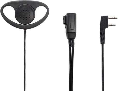 D-Shape Earpiece Headset with Mic PTT Walkie Talkie Two-Way Radio (20packs) in Saudi Arabia