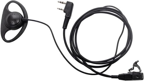 D-Shape Earpiece Headset with Mic PTT Walkie Talkie Two-Way Radio (20packs) in Saudi Arabia