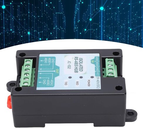 Isolated 485 Hub, Industrial Grade 485 Repeater with 1 Master and 2 Sub Ports, 3000m Long Distance Data Interface Conversion Processor for RS485 Networks in Kuwait