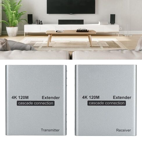 4K HDMI Over Ethernet CAT5e Cat6 Extender,120M Over Cat5e Cat6 (3) in Kuwait
