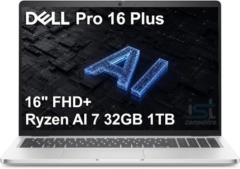 Dell Pro 16 Plus PB16255, 16", AMD Ryzen AI 7 PRO 350, 32GB DDR5, 1TB SSD in Kuwait