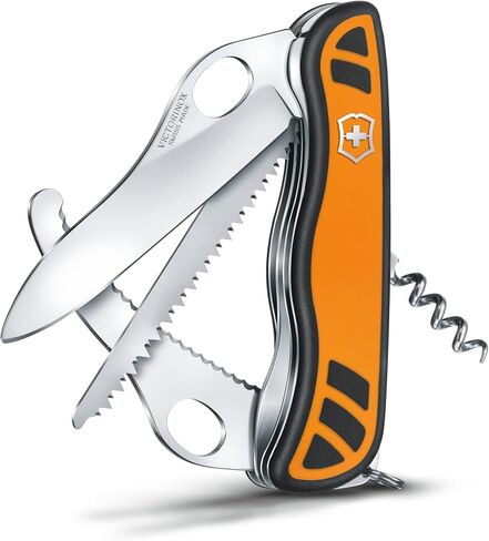 Victorinox Hunter XTM Grip 6-Function Folding Hunting Knife, Orange/Black in Saudi Arabia