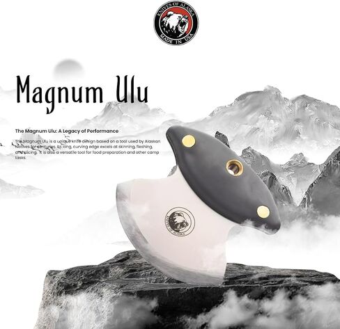 Knives of Alaska SureGrip Magnum Ulu Knife in Saudi Arabia