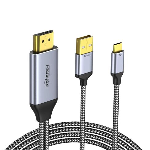 HDMI to USB-C Adapter Cable 6.6FT 4K60Hz for AR Glasses & Displays in Saudi Arabia