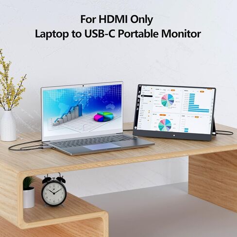 HDMI to USB-C Adapter Cable 6.6FT 4K60Hz for AR Glasses & Displays in Kuwait