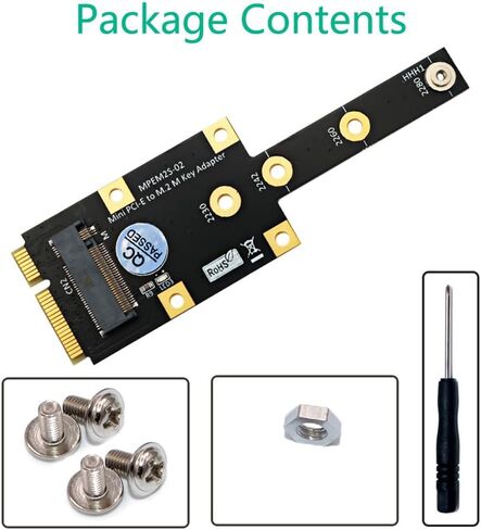 PCI-E to M.2 M Key Adapter NVMe SSD 2230-2280 Full-Size Pro in Kuwait