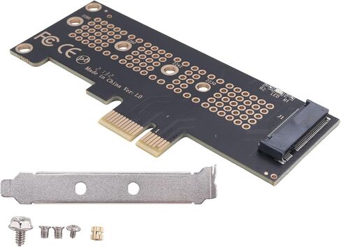 NVMe M.2 NGFF to PCIe X1 Adapter Card, 2230/2242/2260/2280 Ready in Kuwait