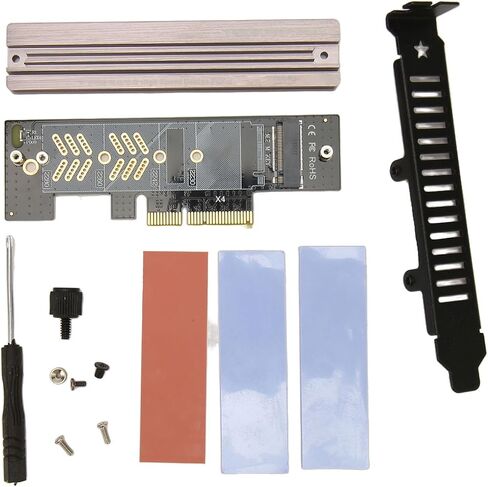 Pissente M.2 NVMe SSD to PCIe 4.0 Adapter Card, 64Gbps in Kuwait