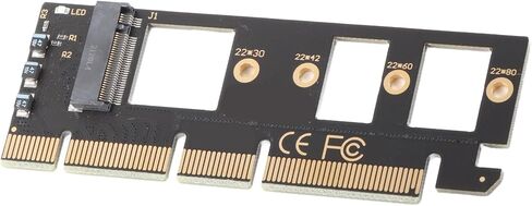 Pissente M.2 NVMe SSD to PCIe 3.0 Adapter Card, M Key in Kuwait