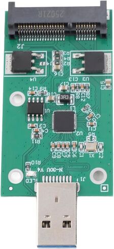 Pissente MSATA to USB 3.0 Riser Card Adapter, 3x5cm in Kuwait