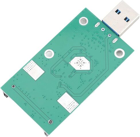 Pissente MSATA to USB 3.0 Riser Card Adapter, 3x5cm in Kuwait